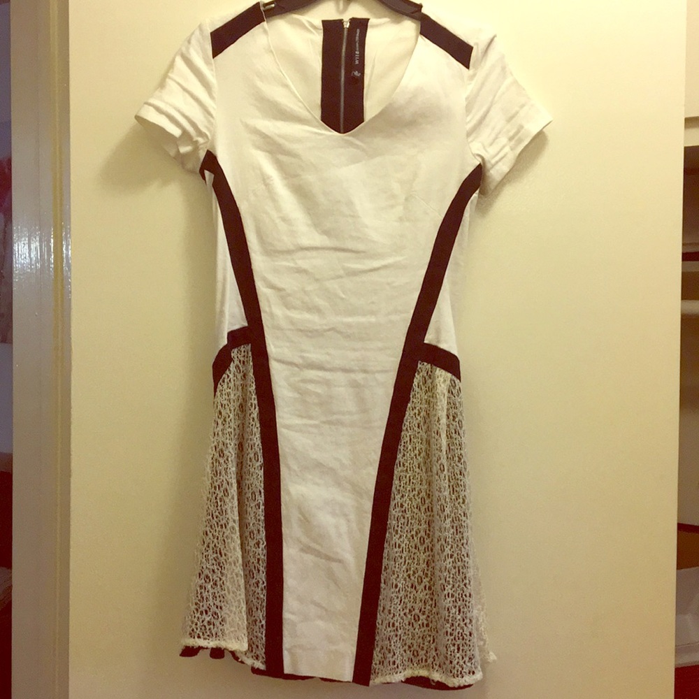 Black and white dress